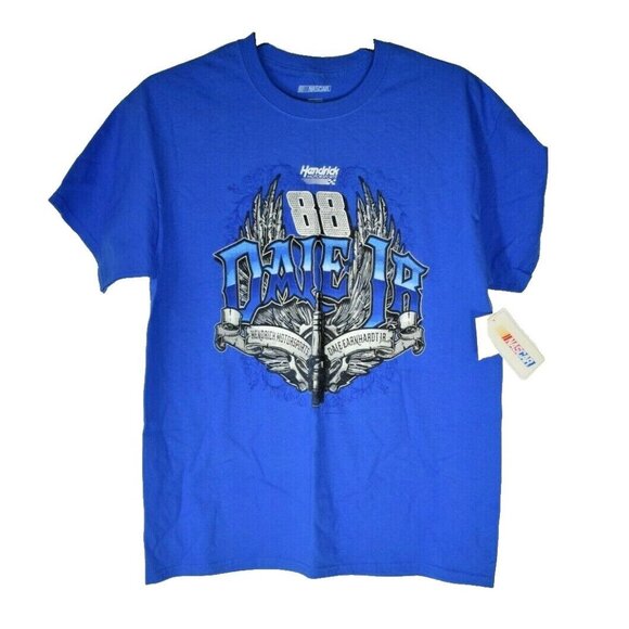 Nascar Mens Large 88 Dale Earnhardt Jr. Blue Tee T-Shirt New with Tags - Picture 1 of 5